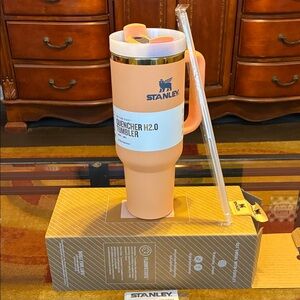 Stanley Quencher H2.0 Tumbler in Soft Peach